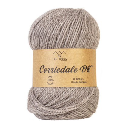 Lana Corriedale Dk Teñida 100% Oveja TopWool 100 Grs.