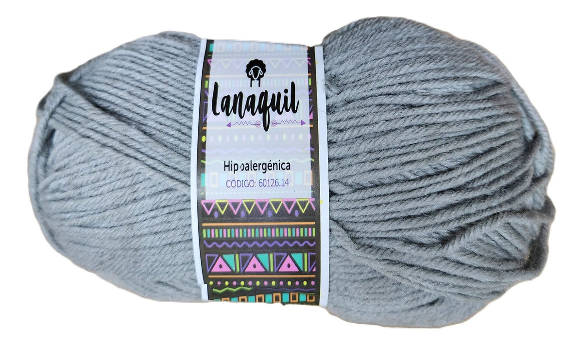 Lana Para Tejer Clasica Ovillo 100gr Hipoalergénica Lanaquil