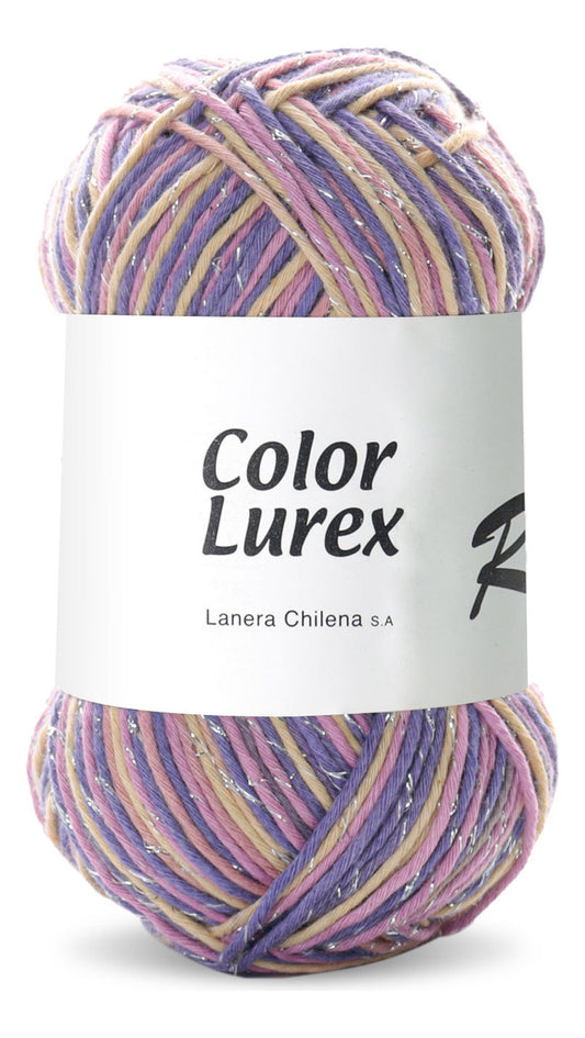 Cotton Color Lurex Algodon Reginella 100 Grs