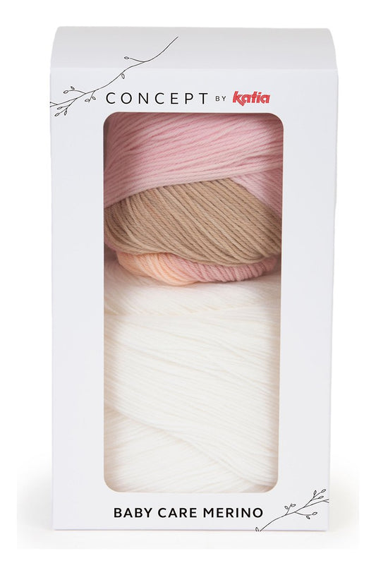 Baby Care Merino Katia (kit Para Tejer 250 Grs. Lana Merino)