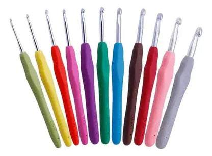 Set Crochet Mango Silicona 11 Pcs