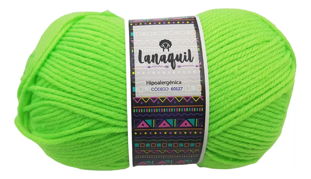 Lana Para Tejer Clasica Ovillo 100gr Hipoalergénica Lanaquil