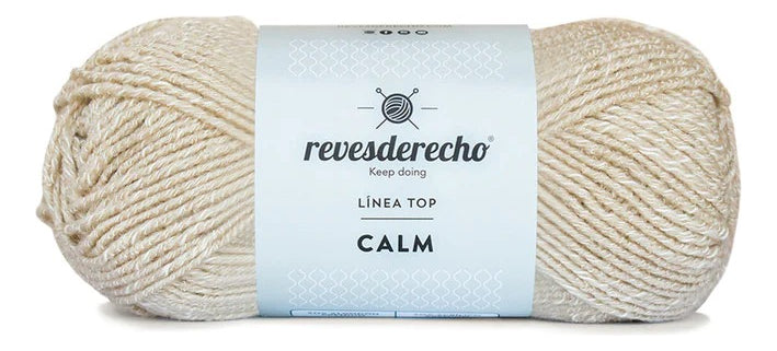 Lana Calm RevesDerecho 100grs Con Algodon