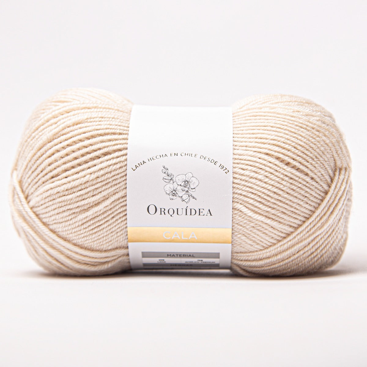 Cala Orquídea Ovillo 100 Grs (25% Lana 75% Acrilico Premium)