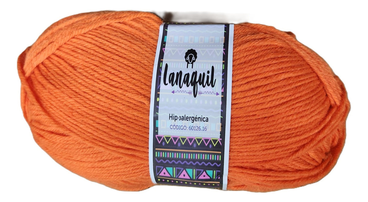 Lana Para Tejer Clasica Ovillo 100gr Hipoalergénica Lanaquil