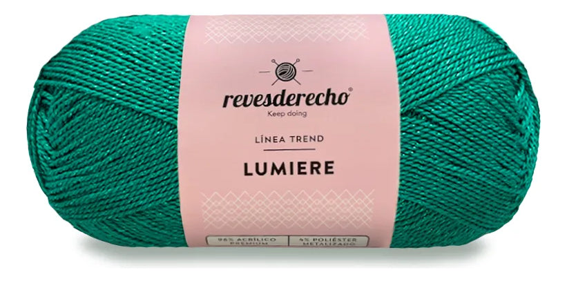 Hilo De Tejer Lumiere Lurex 100grs Revesderecho