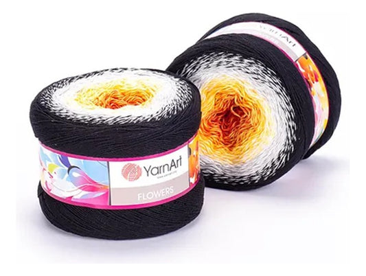 Cake Yarnart Flowers Algodon 55% 250 Grs