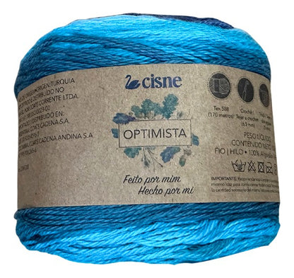 Algodon Matizado Optimista Cisne 100 Grs.