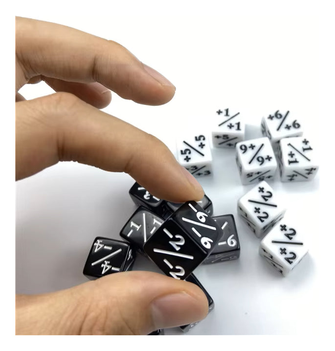 Set Pack 10 Dados D6 Contadores Magic Mtg Matematicas 16mm