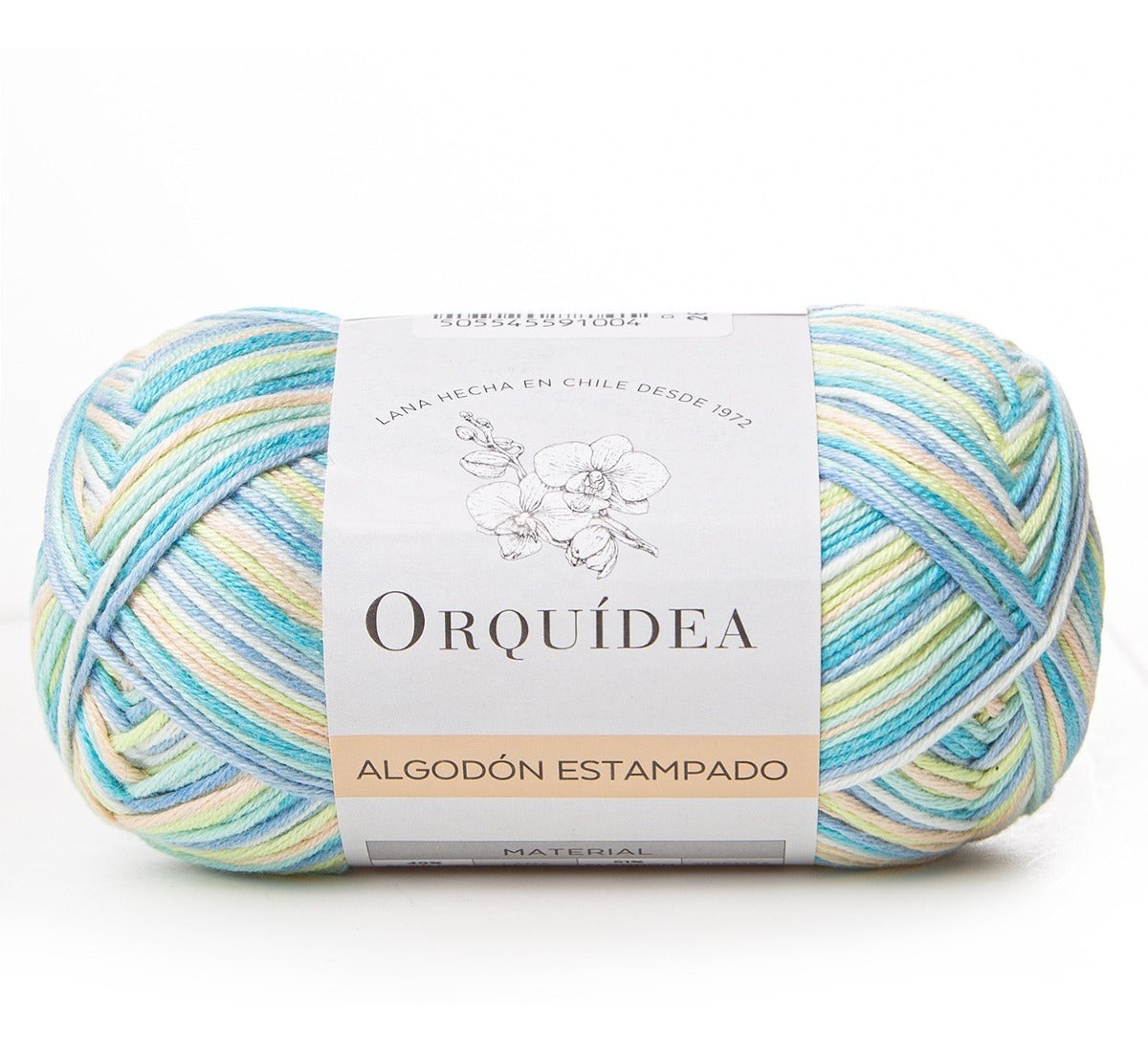 Algodón Matizado Gardenia Orquídea 100 Grs