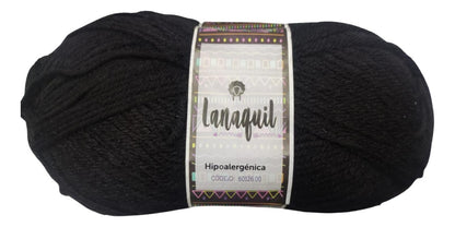 Lana Para Tejer Clasica Ovillo 100gr Hipoalergénica Lanaquil