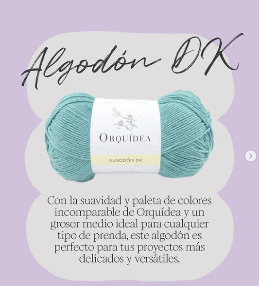 Algodón  Dk Orquídea 100grs