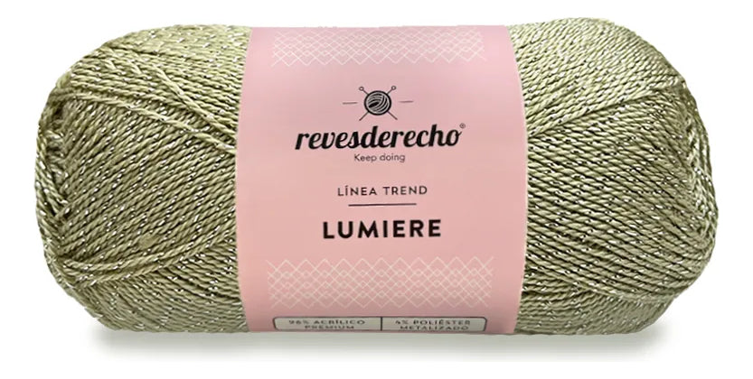 Hilo De Tejer Lumiere Lurex 100grs Revesderecho