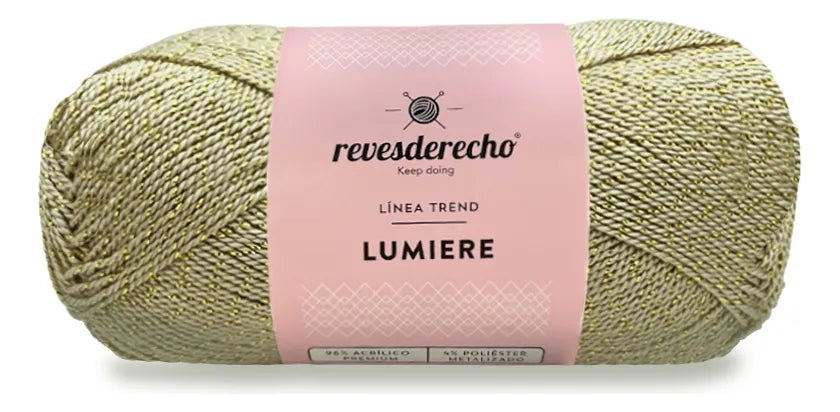 Hilo De Tejer Lumiere Lurex 100grs Revesderecho