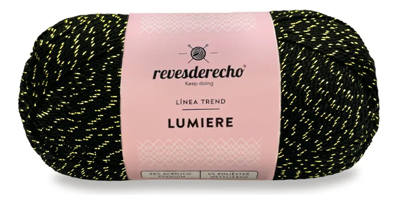 Hilo De Tejer Lumiere Lurex 100grs Revesderecho