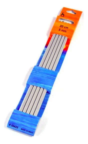 Palillos Rectos Pony 20 Cms 5x Doble Punta
