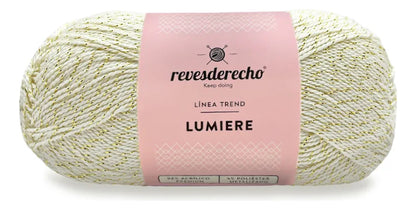 Hilo De Tejer Lumiere Lurex 100grs Revesderecho