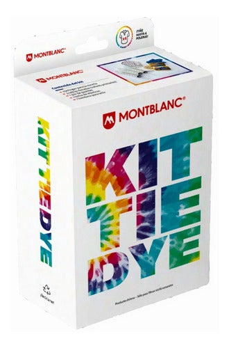 Kit Tie Dye Anilinas Montblanc Original 3 Colores Y Bandana