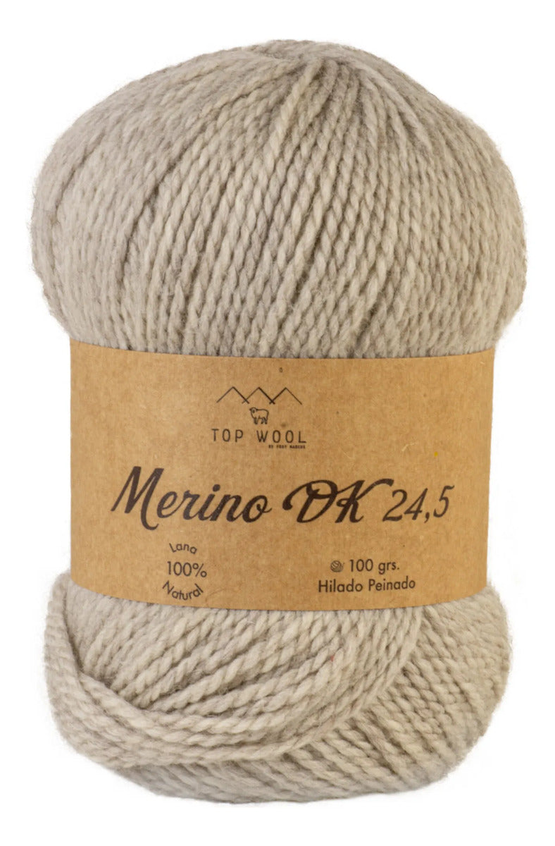 Lana Merino Dk 24.5 Teñida 100% Oveja Topwool 100 Grs.