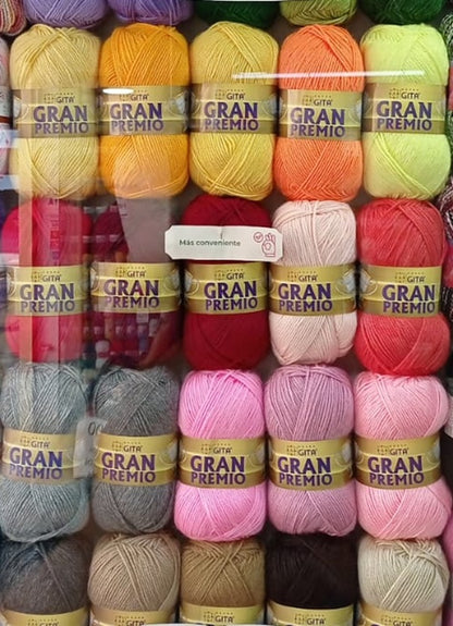 Lana Para Tejer Gran Premio Gita 100g Ovillo