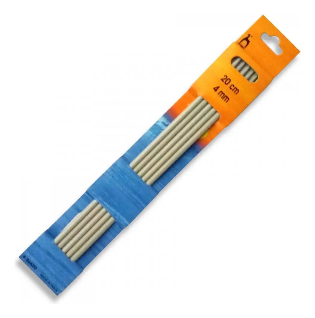 Palillos Rectos Pony 20 Cms 5x Doble Punta