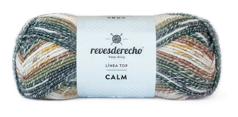 Lana Calm RevesDerecho 100grs Con Algodon