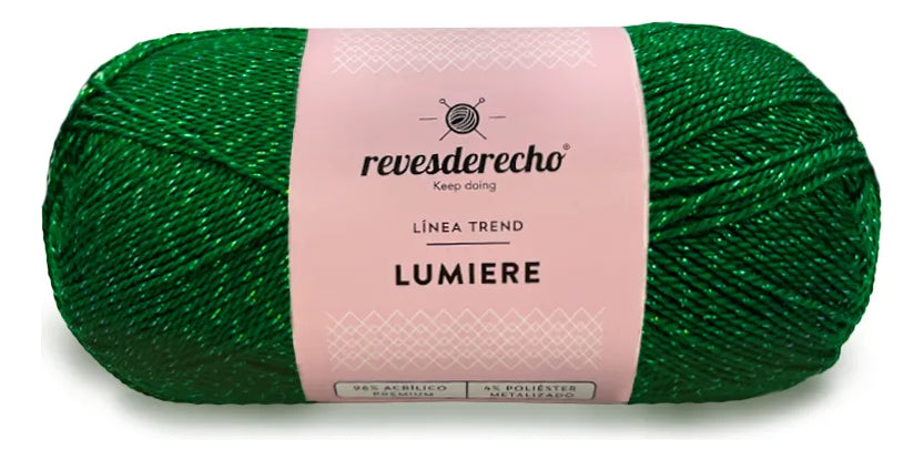 Hilo De Tejer Lumiere Lurex 100grs Revesderecho