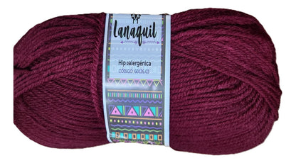 Lana Para Tejer Clasica Ovillo 100gr Hipoalergénica Lanaquil
