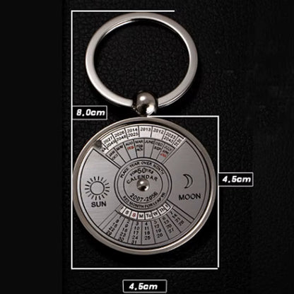 Llavero Metal Calendario Perpetuo 50 Años