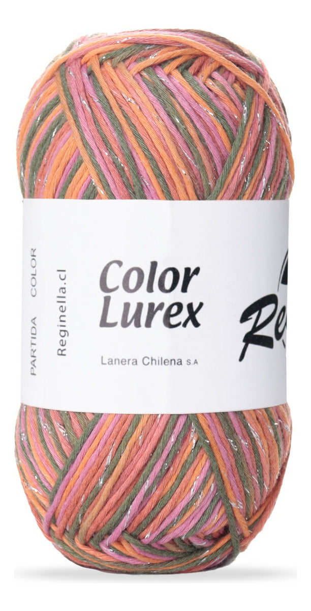 Cotton Color Lurex Algodon Reginella 100 Grs