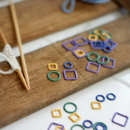 Set 40 Marcadores De Punto Metálicos Imantados KnitPro Diseños