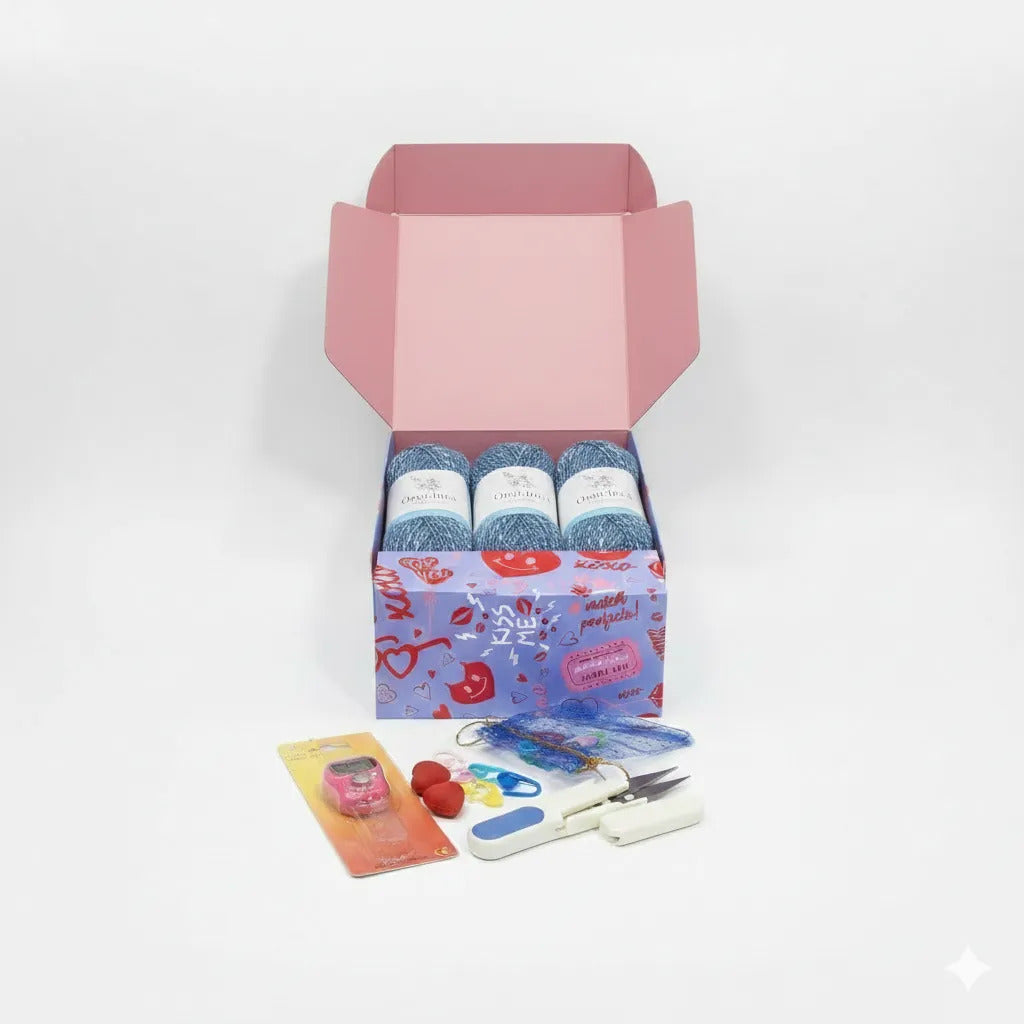 Lanas Para Regalo En Caja Mas Accesorios