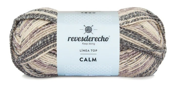 Lana Calm RevesDerecho 100grs Con Algodon