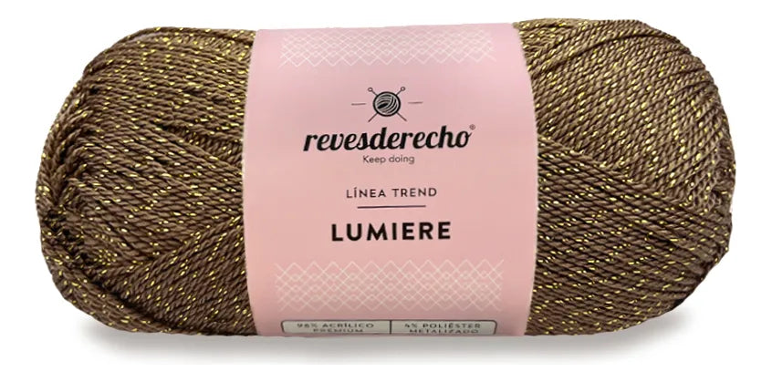 Hilo De Tejer Lumiere Lurex 100grs Revesderecho