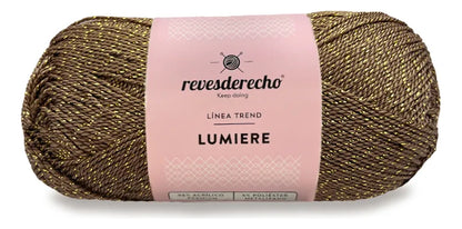 Hilo De Tejer Lumiere Lurex 100grs Revesderecho