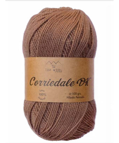 Lana Corriedale Dk Teñida 100% Oveja TopWool 100 Grs.