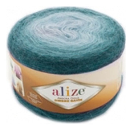 Lana Angora Gold Ombre Batik Alize 150 Gr (transición Lenta)