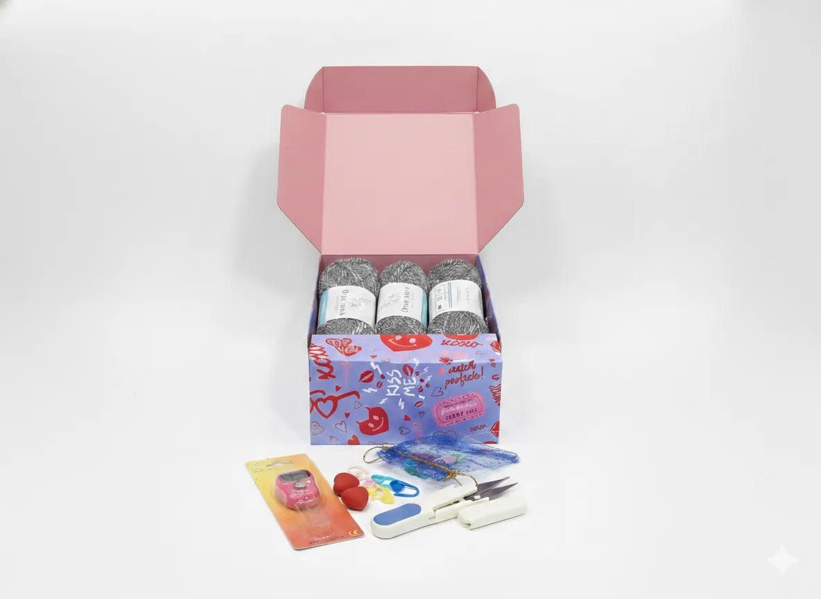 Lanas Para Regalo En Caja Mas Accesorios