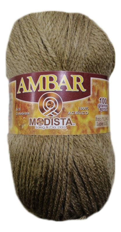 Lana Ámbar Modista 100grs