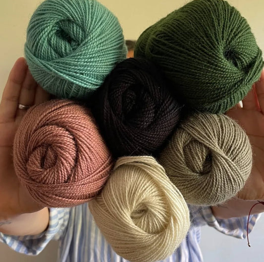 Lana Corriedale Dk Teñida 100% Oveja TopWool 100 Grs.