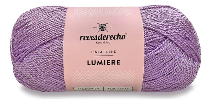 Hilo De Tejer Lumiere Lurex 100grs Revesderecho