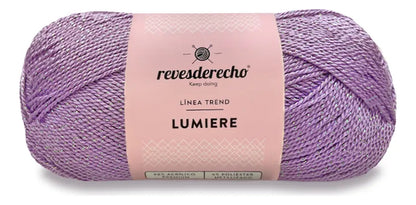 Hilo De Tejer Lumiere Lurex 100grs Revesderecho