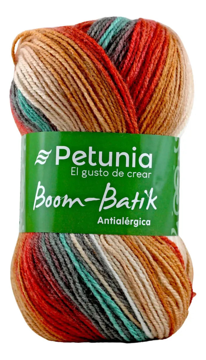 Lana Matizada Boom Batik Petunia - 100grs Antialérgica