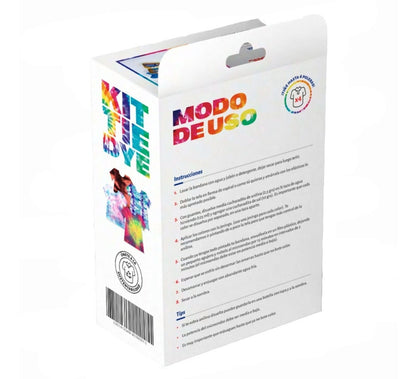 Kit Tie Dye Anilinas Montblanc Original 3 Colores Y Bandana