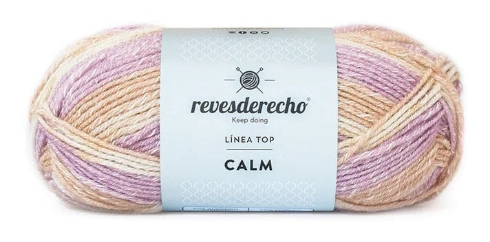 Lana Calm RevesDerecho 100grs Con Algodon