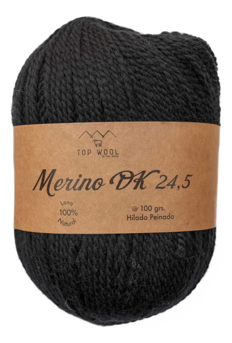 Lana Merino Dk 24.5 Teñida 100% Oveja Topwool 100 Grs.