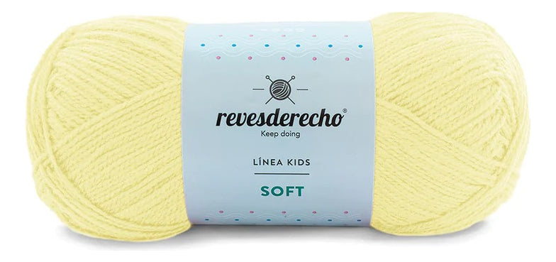 Lana Bebe Soft Revesderecho Ovillo 100 Grs