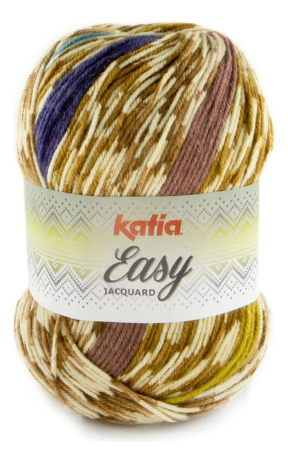 Katia Easy Jaquard  250 Grs. (30% Lana)