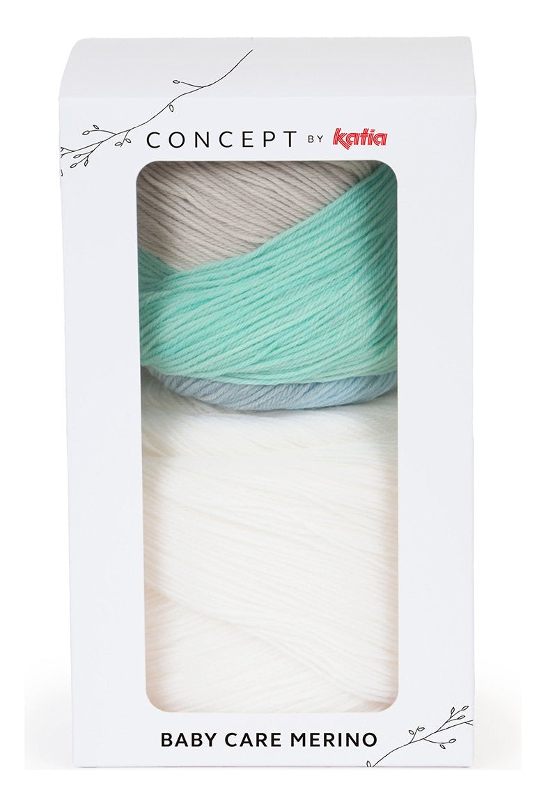 Baby Care Merino Katia (kit Para Tejer 250 Grs. Lana Merino)