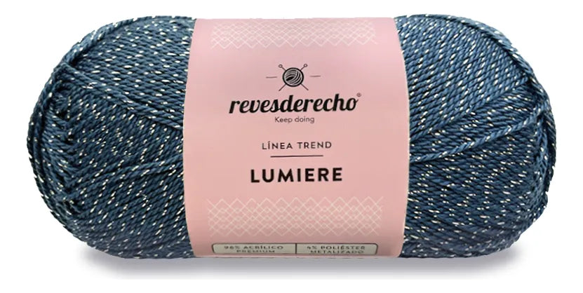 Hilo De Tejer Lumiere Lurex 100grs Revesderecho